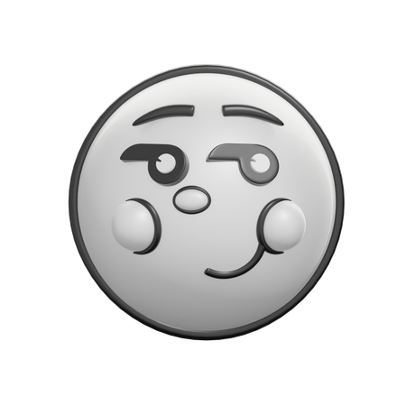 Visage souriant  3D Icon