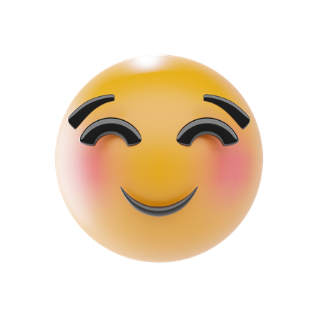 Visage souriant  3D Icon