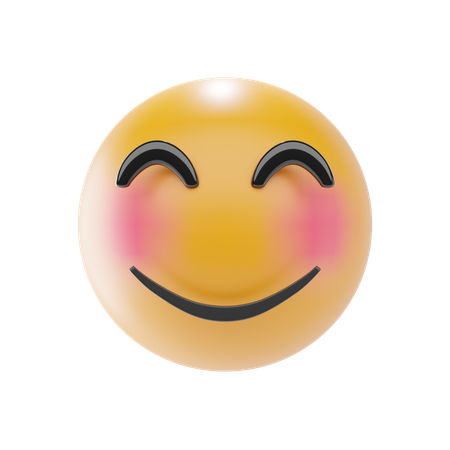 Visage souriant  3D Icon