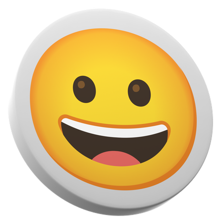 Visage souriant  3D Icon