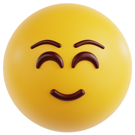 Visage souriant  3D Icon