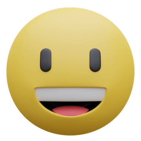 Visage souriant  3D Icon