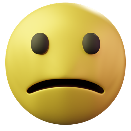 Visage triste  3D Emoji