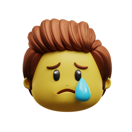 Emoji visage triste  3D Icon