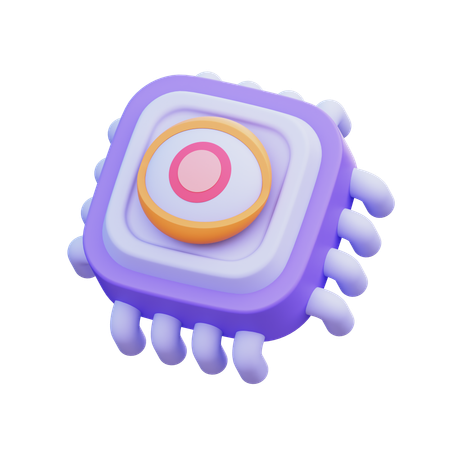 Visão computacional  3D Icon