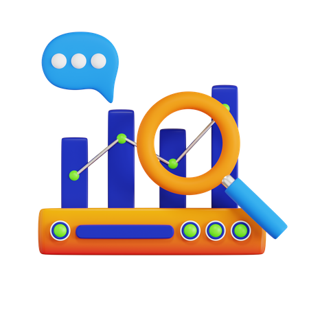 Visão de dados de pesquisa  3D Icon