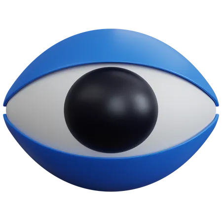 Visão ocular  3D Icon