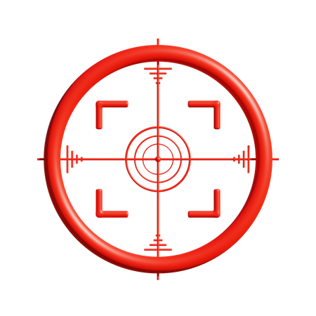 Viseur optique  3D Icon