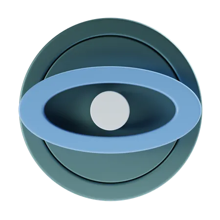 Visibilidade ocular  3D Icon