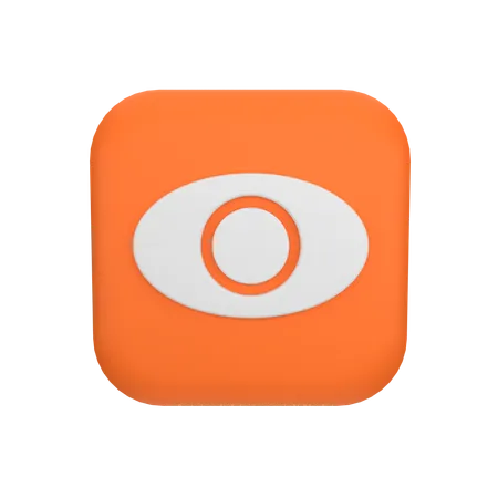 Visibilidade ocular  3D Icon