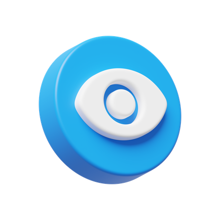 Visibilidade ocular  3D Icon