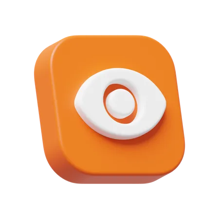 Visibilidade ocular  3D Icon