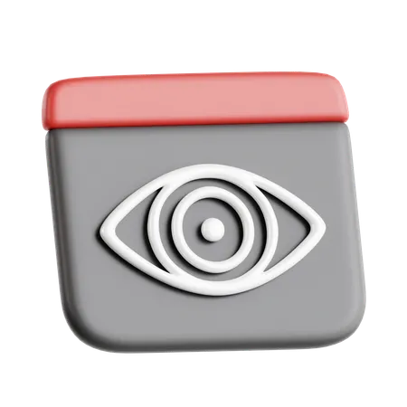 Visible  3D Icon