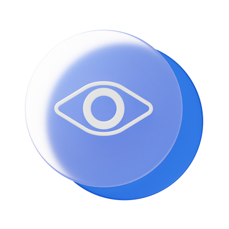 Visible  3D Icon