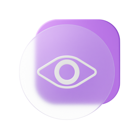 Visible  3D Icon