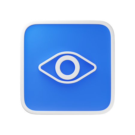 見える  3D Icon