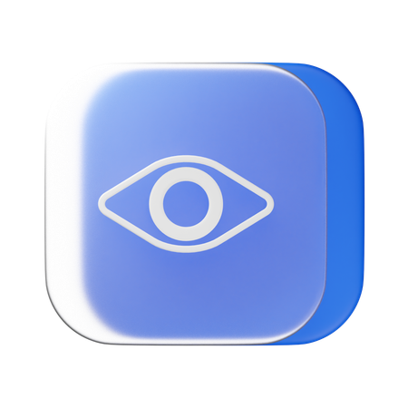 Visible  3D Icon