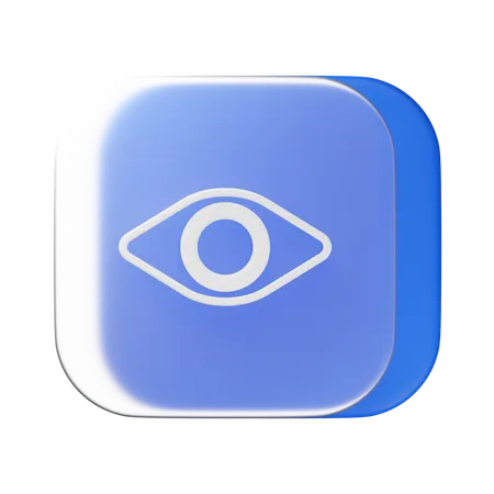 Visible  3D Icon