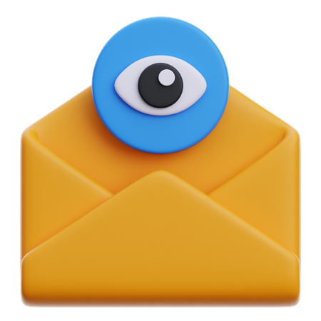 Visible Email  3D Icon