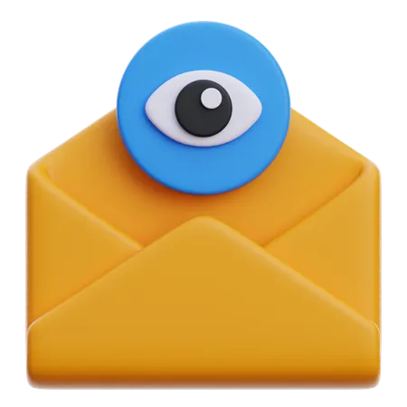 Visible Email  3D Icon