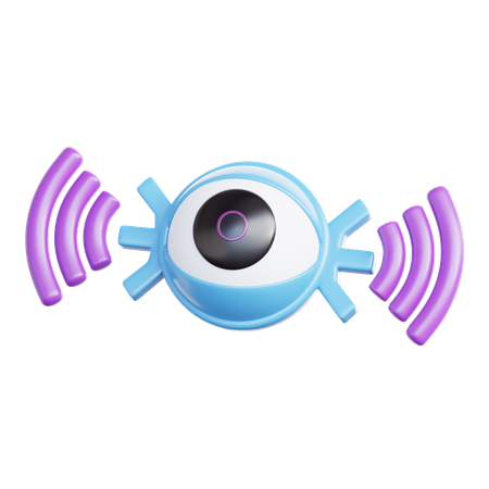 Visible Eye  3D Icon
