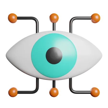 Vision Eye Technology 3D Icon