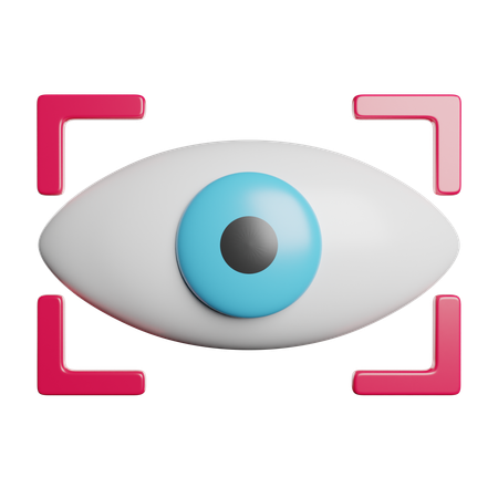 Vision  3D Icon