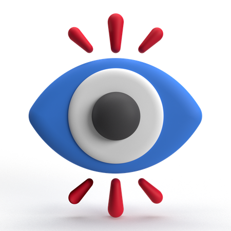 Vision  3D Icon