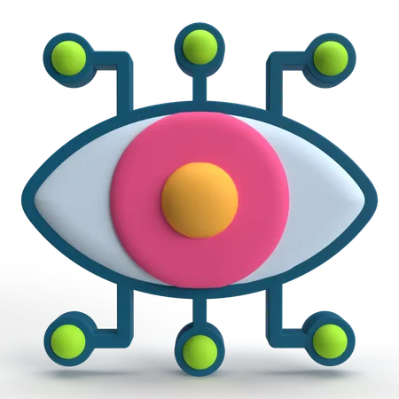 Vision  3D Icon