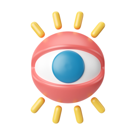 Vision  3D Icon