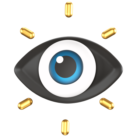 Vision  3D Icon