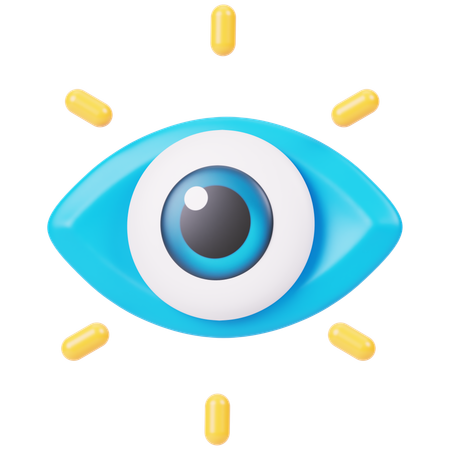 Vision  3D Icon