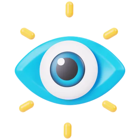 Vision  3D Icon