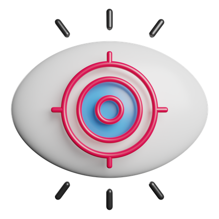 Vision  3D Icon