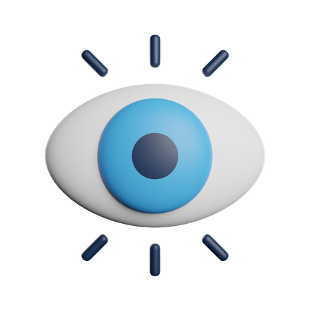 Vision  3D Icon