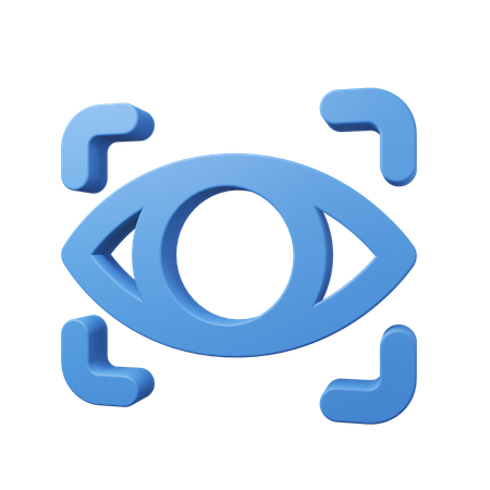 Vision  3D Icon