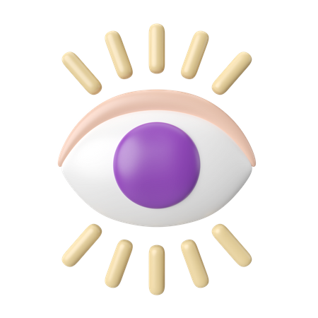 Vision  3D Icon