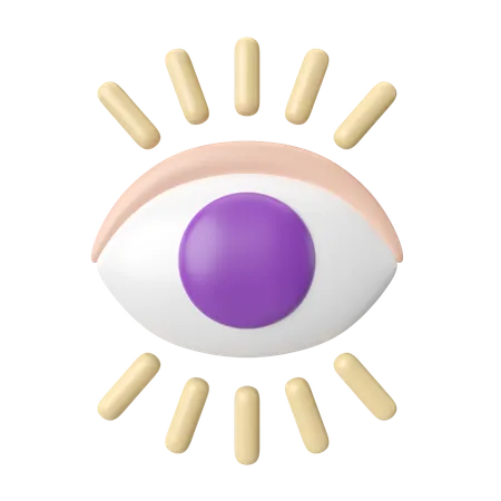 Vision  3D Icon