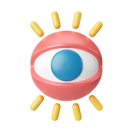 Vision  3D Icon