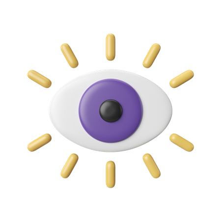 Vision  3D Icon