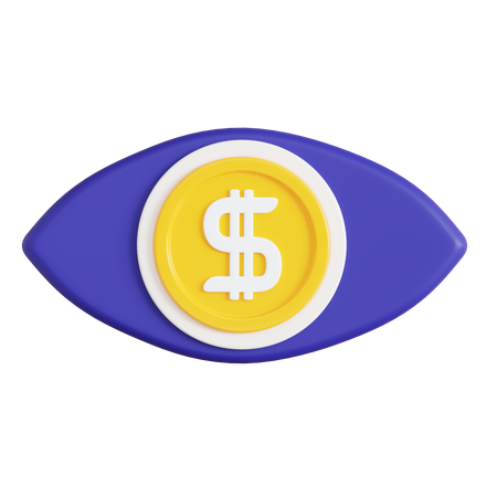 Vision  3D Icon