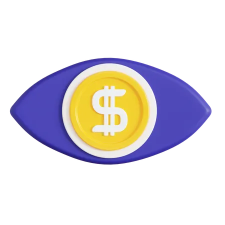 Vision  3D Icon