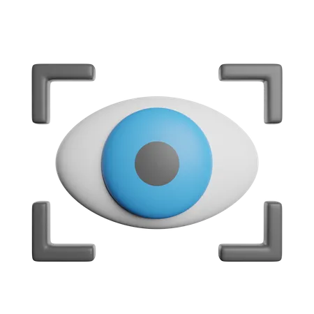 Mirada De Enfoque De Vision 3D Icon