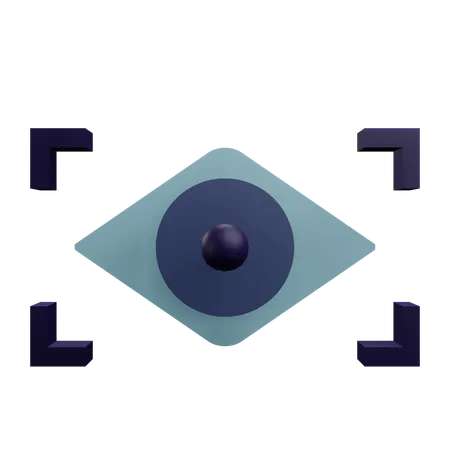 Vision  3D Icon