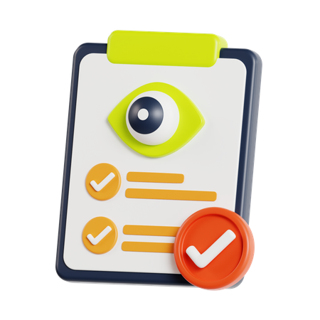 Vision Care  3D Icon