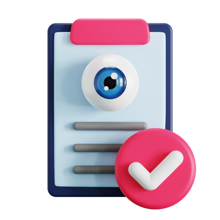 Vision Care 3D Icon
