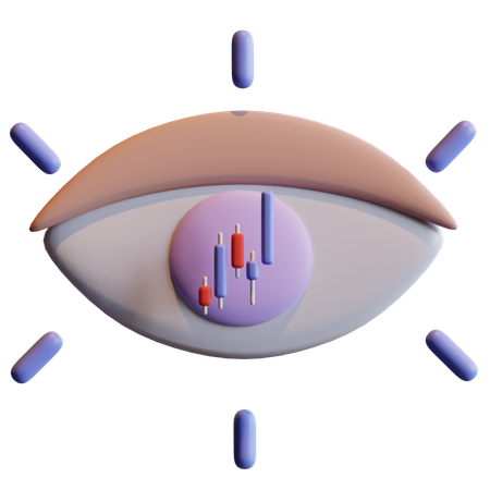 Visión comercial  3D Icon