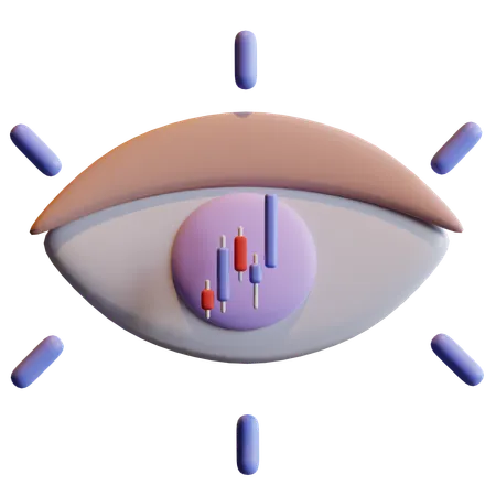 Visión comercial  3D Icon