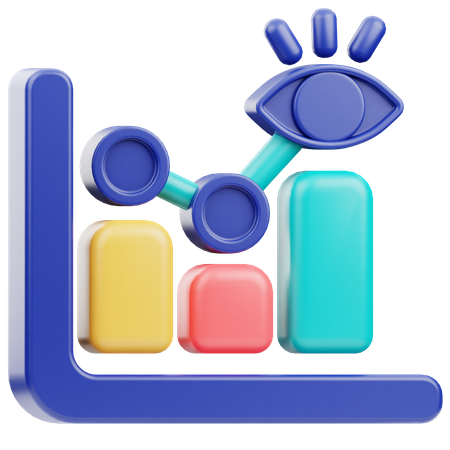 Vision du leadership  3D Icon