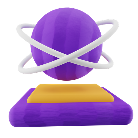 Vision métaverse de la Terre  3D Icon